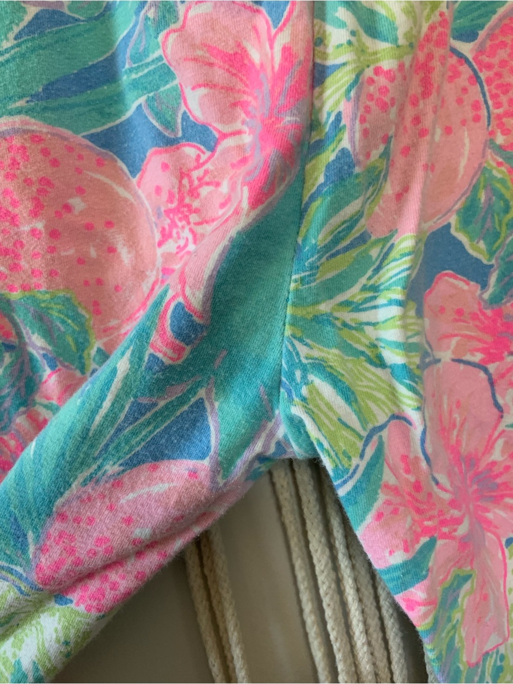 LILLY PULITZER Girls Tropical Print Pajama Pant Leggings Size 12 - Picture 8 of 10